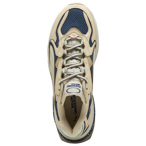 PUMA Fade Nitro Ls - Men's - Alpine Snow/Canvas/Blue Jewel - Image 4
