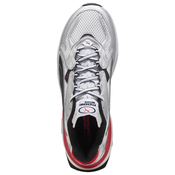 PUMA Fade Nitro Ls - Women's - Puma Silver/Puma White/For All Time Red - Image 4