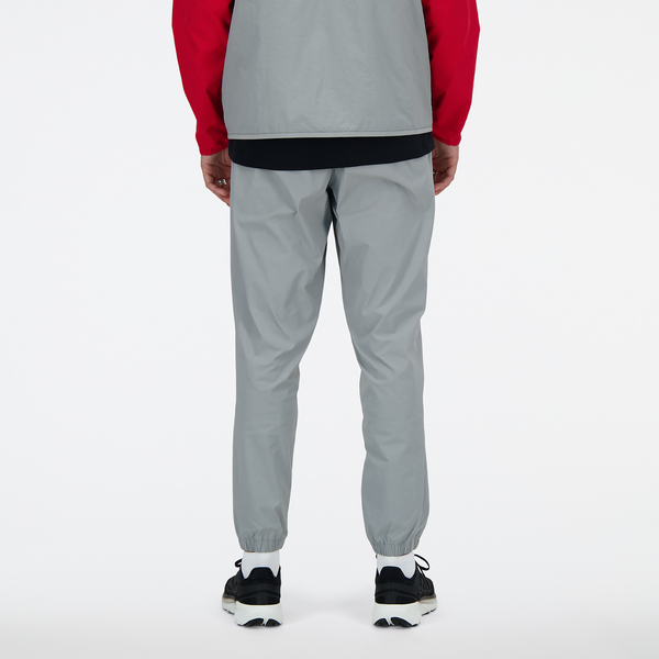 New Balance Athletics Stretch Woven Joggers - Men's - White/Grey - Image 3