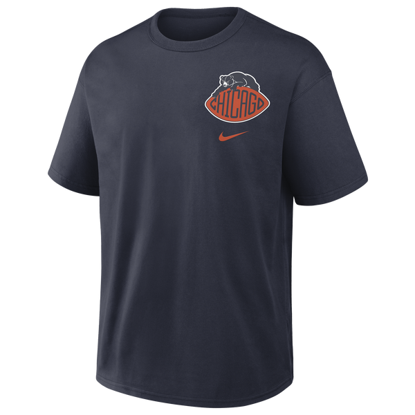Nike Bears NFL Rival Short Sleeve T-Shirt - Men's - Navy - Image 2