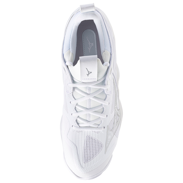 Mizuno Wave Momentum 3 - Men's - White/Silver - Image 5