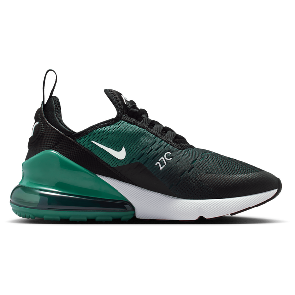 Nike Air Max 270 - Boys' Grade School - Black/White/Evergreen Aura