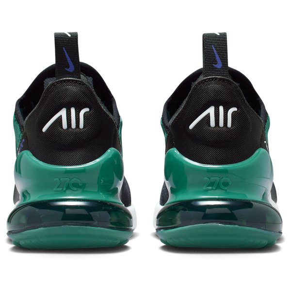 Nike Air Max 270 - Boys' Grade School - Black/White/Evergreen Aura - Image 3