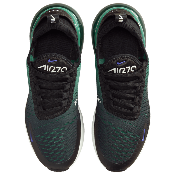 Nike Air Max 270 - Boys' Grade School - Black/White/Evergreen Aura - Image 4
