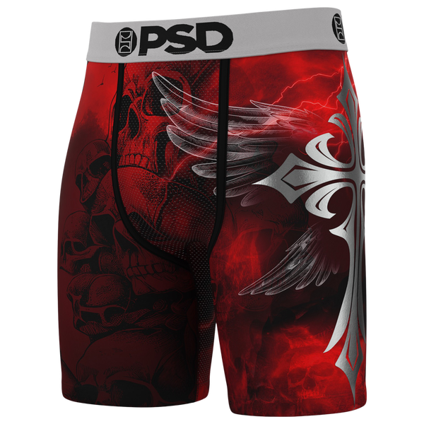 PSD Graphic Briefs - Men's - Black/Red/Silver - Image 3