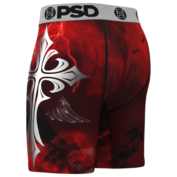 PSD Graphic Briefs - Men's - Black/Red/Silver - Image 4