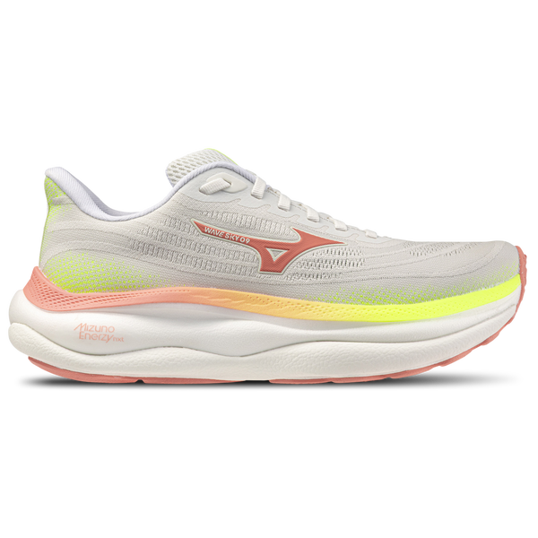 Mizuno Wave Sky 9 Wide - Women's - White/Orange