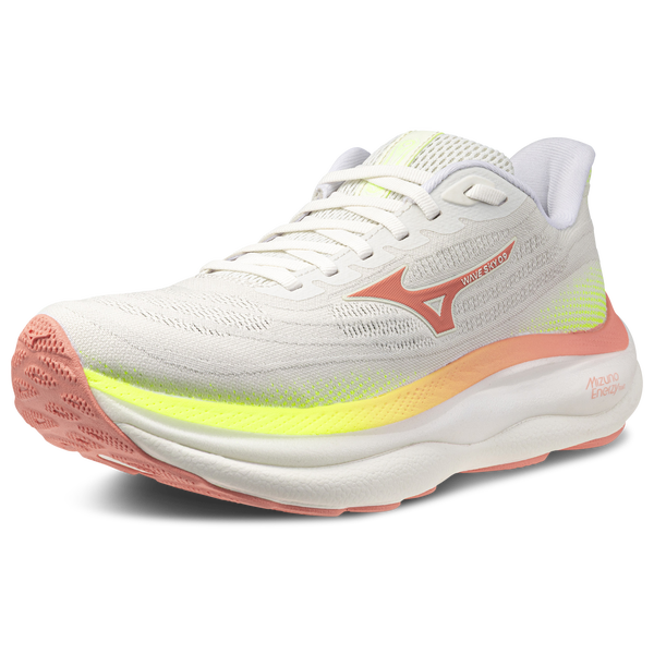 Mizuno Wave Sky 9 Wide - Women's - White/Orange - Image 9