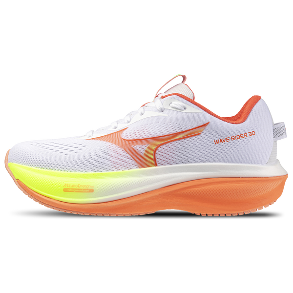 Mizuno Wave Rider 30 - Women's - White/Pink - Image 2