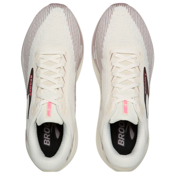 Brooks Ghost Amp - Women's - Arctic Wolf/Dove/Pink - Image 4