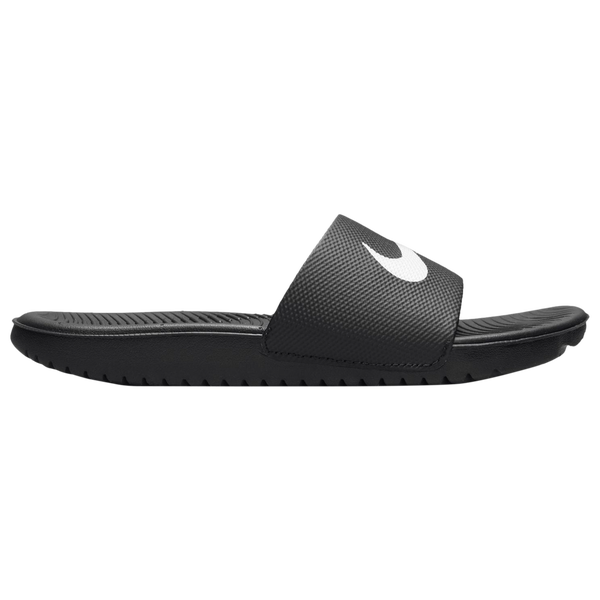 Nike Kawa Slides - Boys' Preschool - Black/White