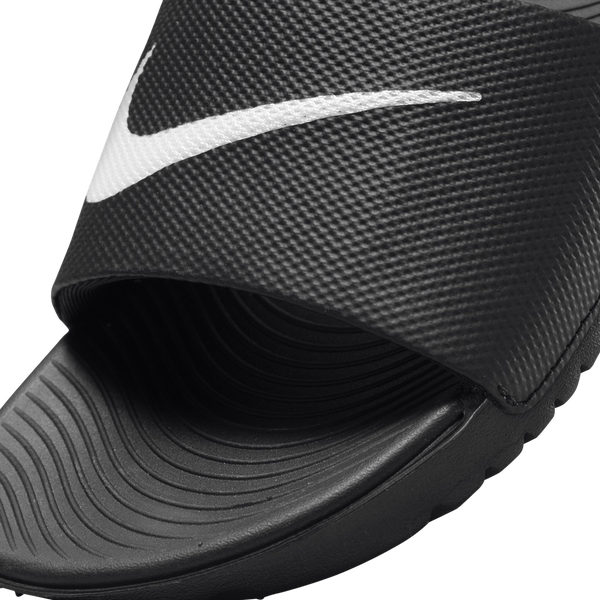 Nike Kawa Slides - Boys' Preschool - Black/White - Image 5