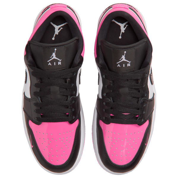 Jordan AJ 1 Low - Women's - Black/White/Pinksicle - Image 4