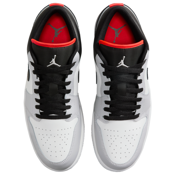 Jordan AJ 1 Low - Men's - Red/White/Gray - Image 4