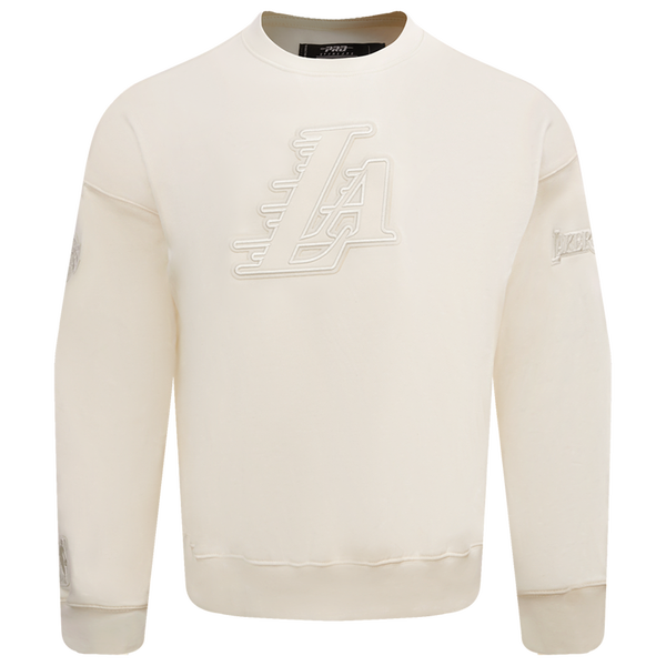 Pro Standard LOS ANGELES LAKERS SWEATSHIRT - Men's - Eggshell