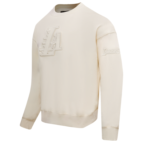 Pro Standard LOS ANGELES LAKERS SWEATSHIRT - Men's - Eggshell - Image 3