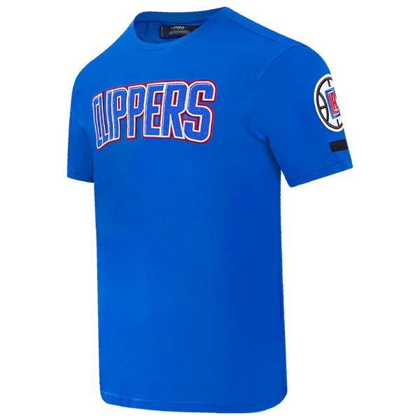 Pro Standard Clippers Classic Chenille T-Shirt - Men's - Royal Blue - Image 3