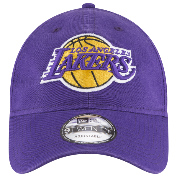 New Era Lakers Core Classic 2.0 9TWENTY Adjustable Hat - Men's - Yellow/Purple - Image 3