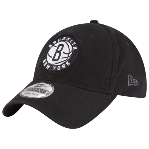 New Era Nets Core Classics 2.0 Cap - Men's - Black/Black