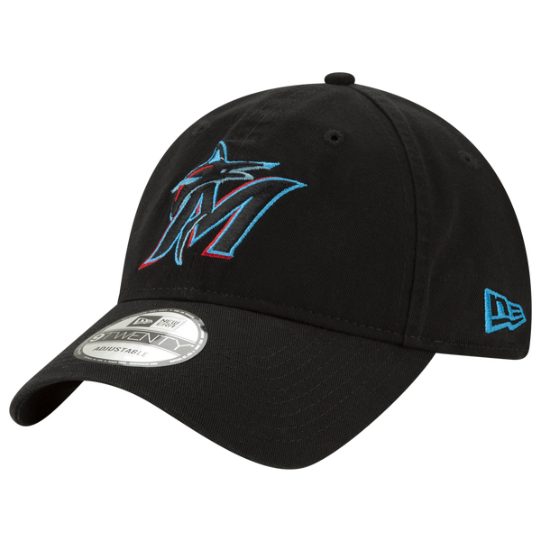 New Era Marlins 2029 Game Cap - Men's - Black/Red/Blue
