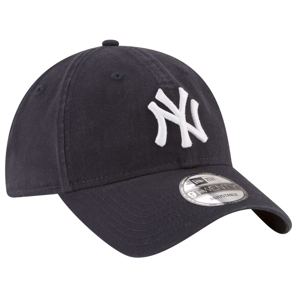 New Era Yankees Core Classic 920 Adjustable Cap - Men's - White/Navy - Image 3