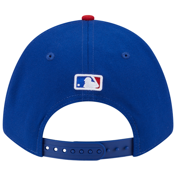 New Era Cubs Player Replica 9FORTY Cap - Men's - Blue/Red - Image 6