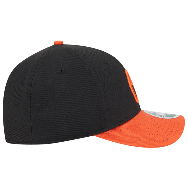 New Era Orioles Player Replica 9FORTY Cap - Men's - Black/Orange - Image 5