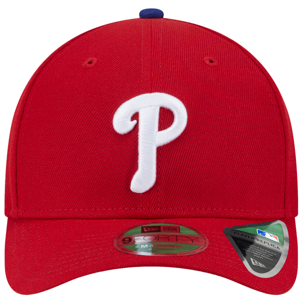 New Era Phillies Player Replica 9FORTY Cap - Men's - Red/White - Image 2