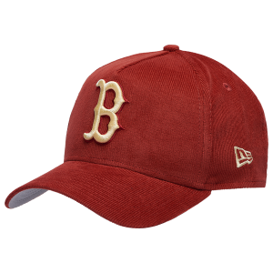 New Era Red Sox 9Forty A-Frame Tonal Cord Cap - Adult - Orange