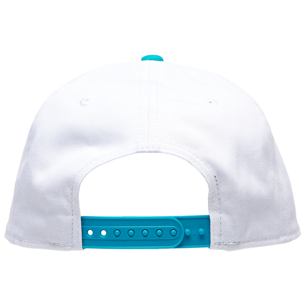 New Era Dolphins 9Forty A-Frame 2T Arch Cap - Adult - White/Teal - Image 4