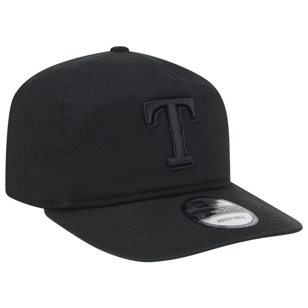 New Era Rangers Core 19TWENTY Cap - Adult - Black/Black/Black - Image 3