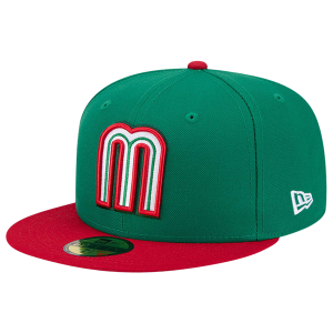 New Era Mexico 59FIFTY World Baseball Classic '26 Cap - Adult - Green/Red