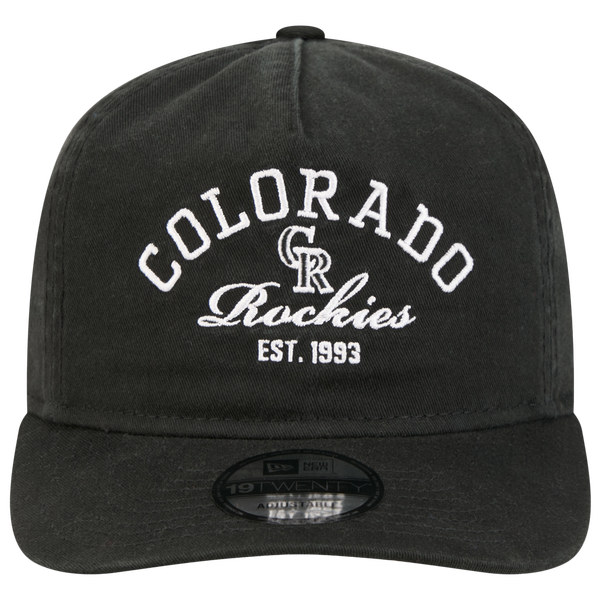 New Era Rockies 19TWENTY Stacked Cap - Adult - Black - Image 2