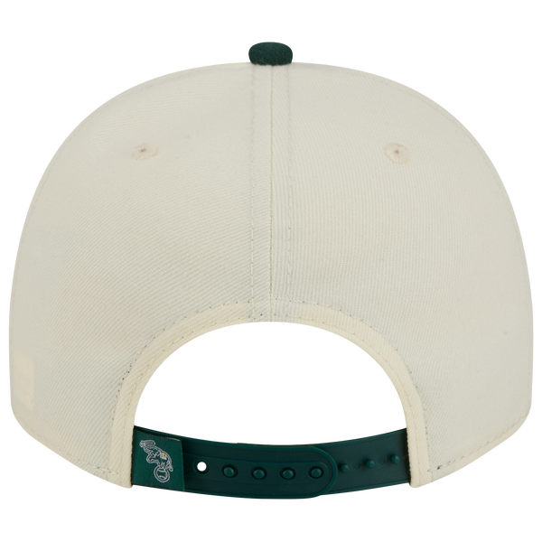 New Era Athletics 9FIFTY A-Frame Classic Cap - Adult - White/Green - Image 4