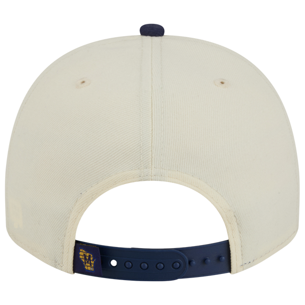 New Era Brewers 9FIFTY A-Frame Classic Cap - Adult - White/Navy - Image 4