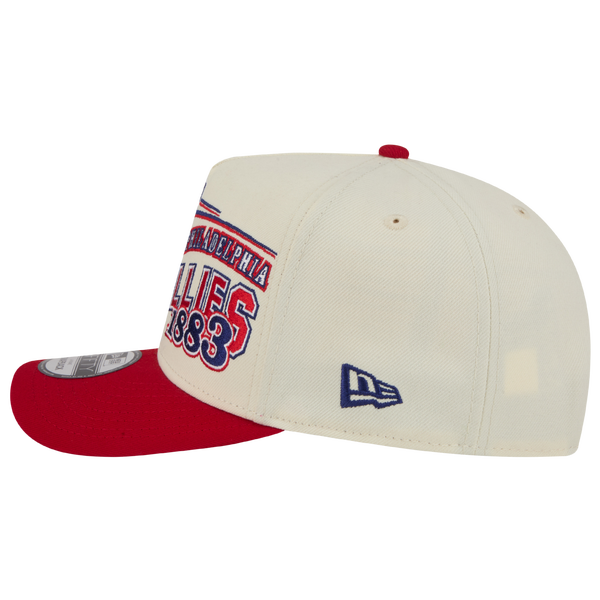 New Era Phillies 9FIFTY A-Frame Classic Cap - Adult - White/Red - Image 5