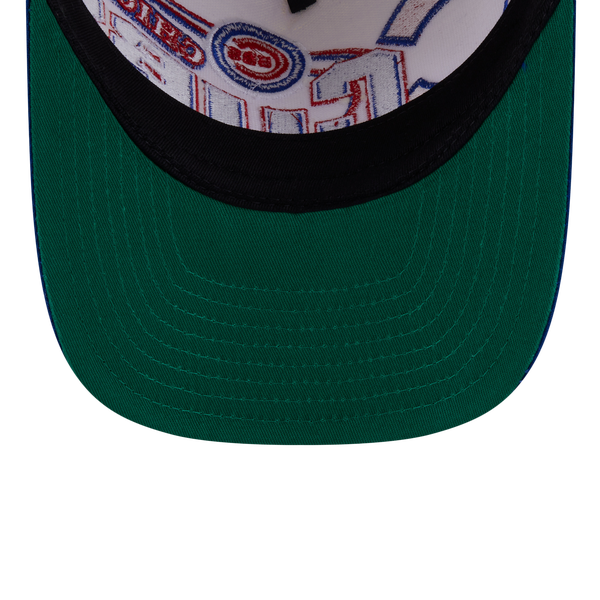 New Era Cubs 9FIFTY A-Frame Classic Cap - Adult - White/Blue - Image 7