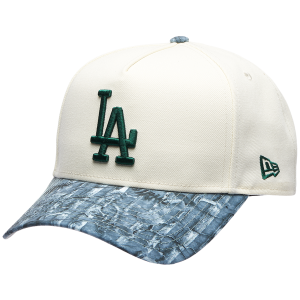 New Era Dodgers 9FORTY A-Frame Tonal RT Cap - Adult - Chrome/Olive Realtree