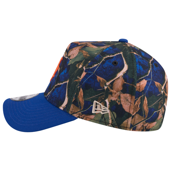 New Era Mets 9FORTY A-Frame Leaves Cap - Adult - Blue/Multi - Image 4