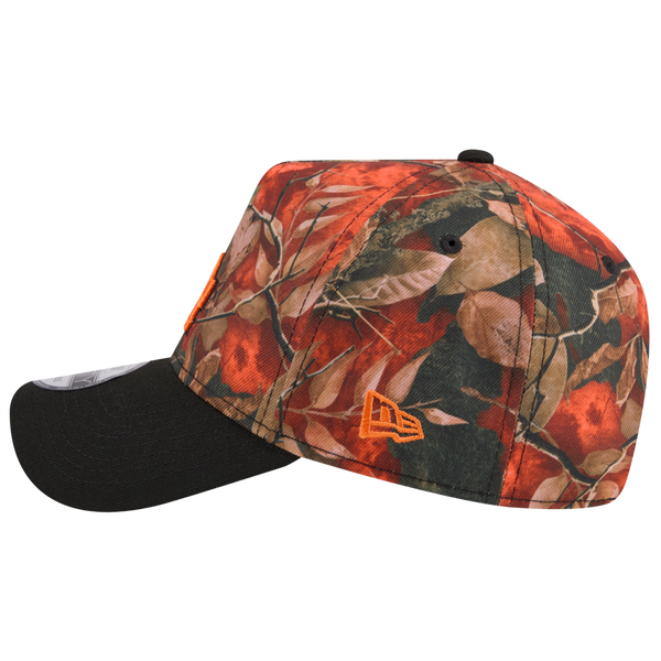 New Era Dodgers 9FORTY A-Frame Leaves Cap - Adult - Orange/Multi - Image 4