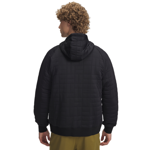Under Armour Unstoppable Fleece Texture F/Z - Men's - Black/Black - Image 2
