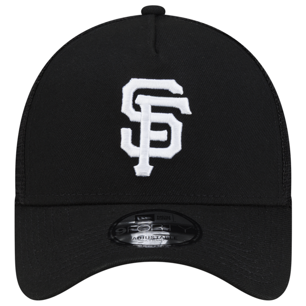 New Era Giants 940AF Script Trucker Cap - Adult - Black - Image 2