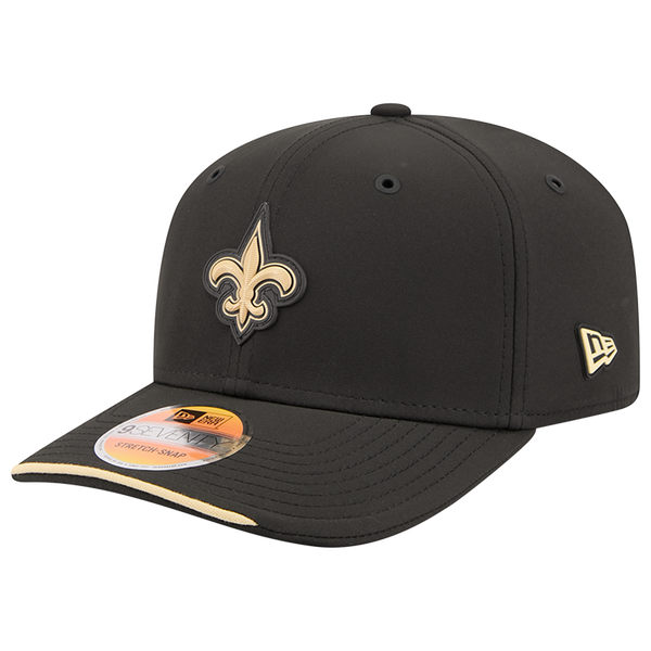 New Era Saints NFL '26 Side Line 970 Cap - Adult - Black