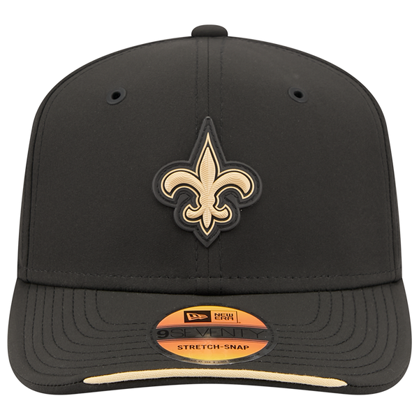 New Era Saints NFL '26 Side Line 970 Cap - Adult - Black - Image 2