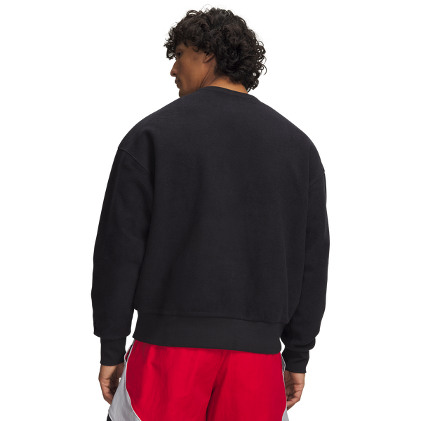 Under Armour Icon Rev Terry Crew - Men's - Black/Black - Image 2