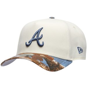 New Era Braves 940 A-Frame RealTree Cap - Adult - Chrome/Multi
