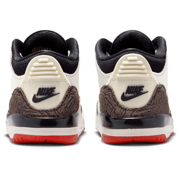 Jordan Retro 3 - Boys' Toddler - White/Black/Tan - Image 3