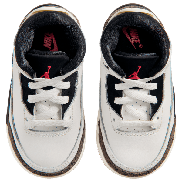 Jordan Retro 3 - Boys' Toddler - White/Black/Tan - Image 4