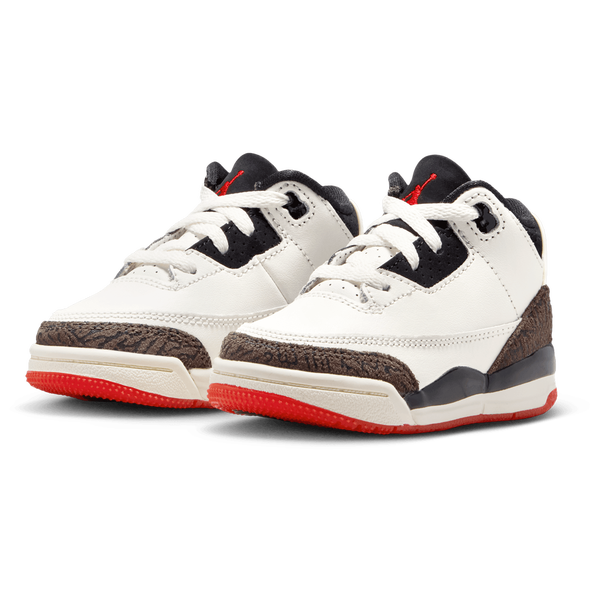 Jordan Retro 3 - Boys' Toddler - White/Black/Tan - Image 6
