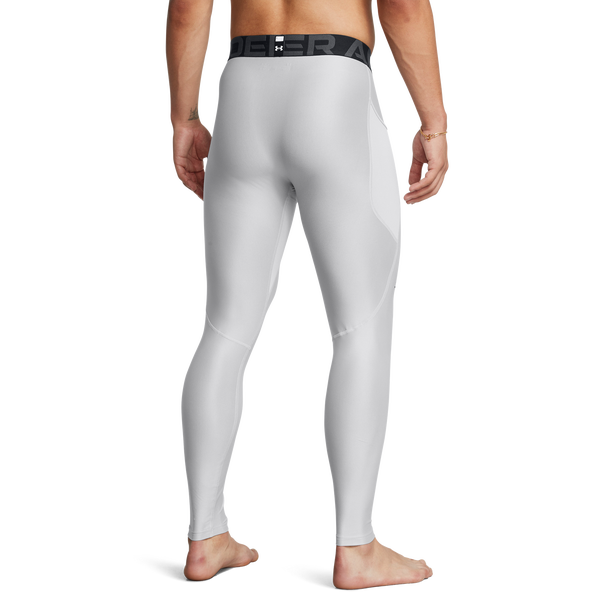 Under Armour HG Armour 2.0 Compression Tights - Men's - Mod Gray/Black - Image 2